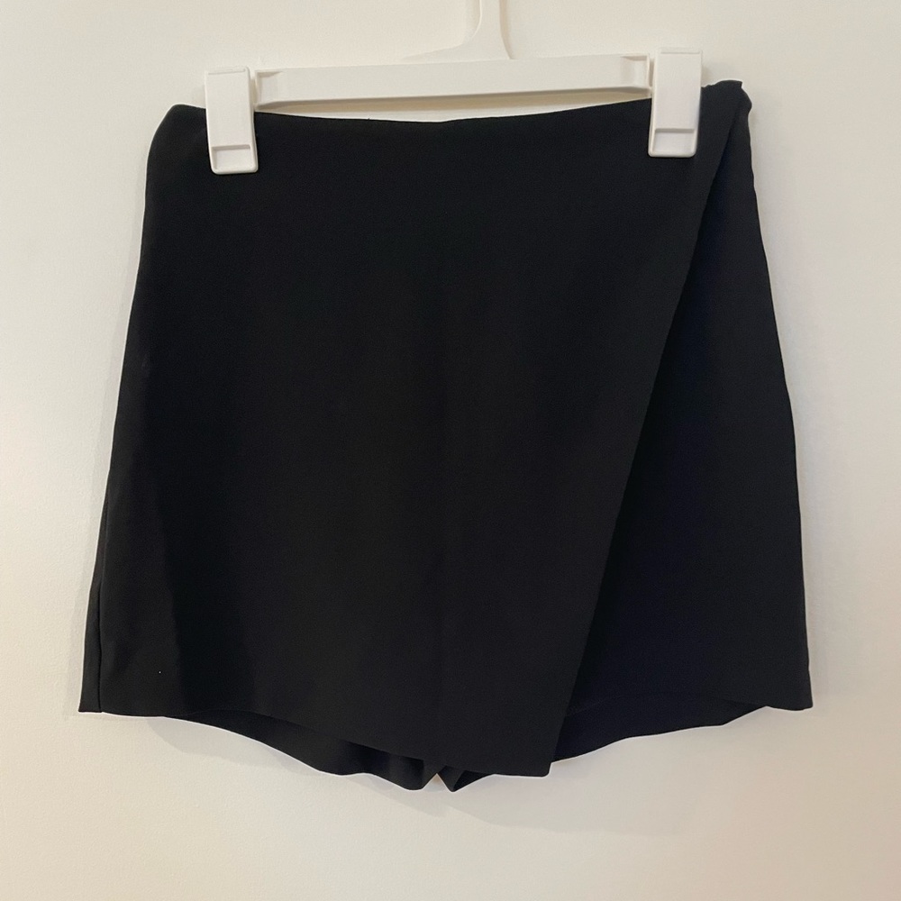Express Black Mini Skort